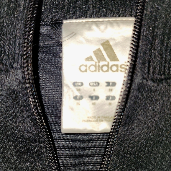 Adidas Black Classic Zip Up Jacket - Picture 3 of 7